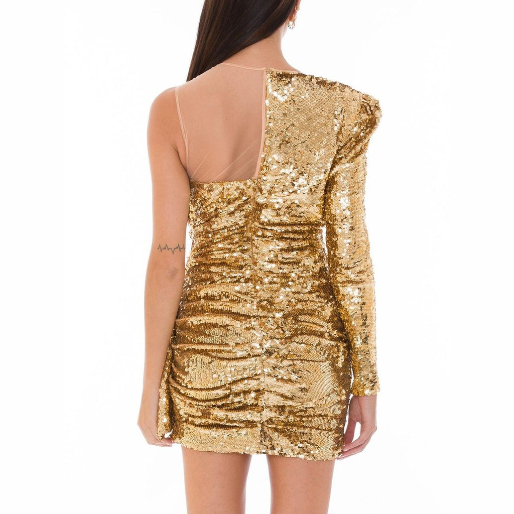 Elisabetta Franchi Bicolor Polyamide Short Dress Elisabetta Franchi