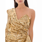 Elisabetta Franchi Bicolor Polyamide Short Dress Elisabetta Franchi