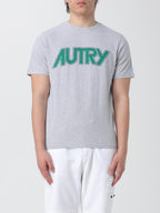 Autry Gray Cotton T-Shirt Autry