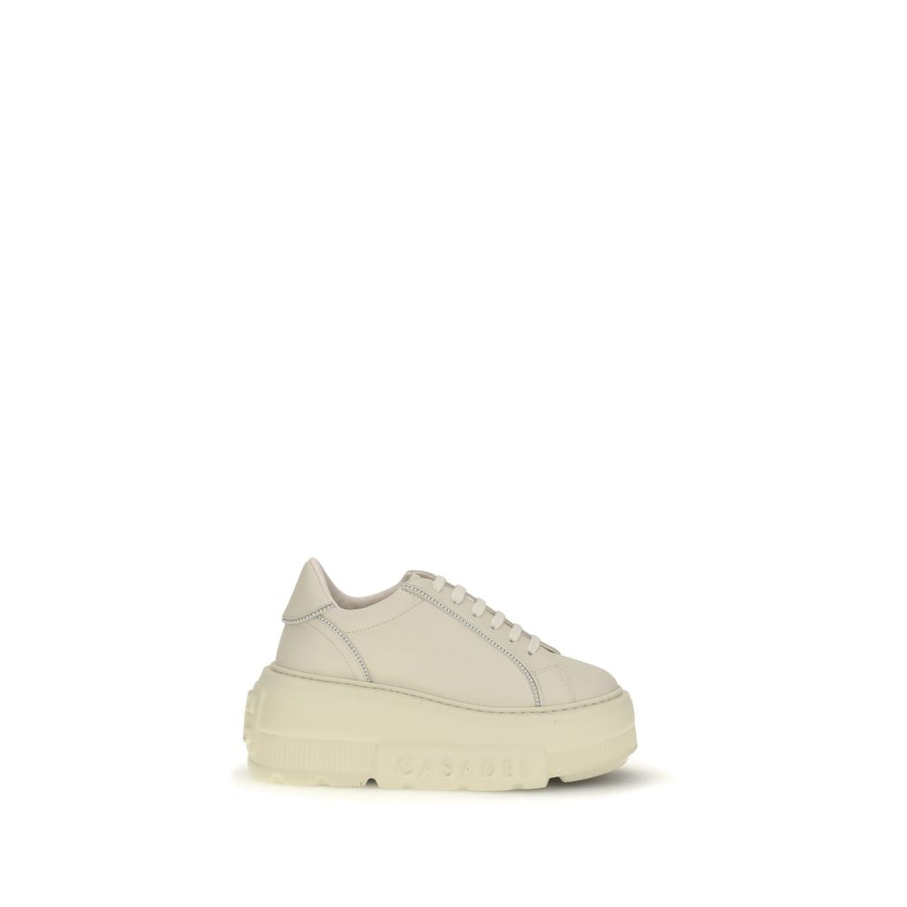 Casadei White Rubber Chunky Sneakers Casadei