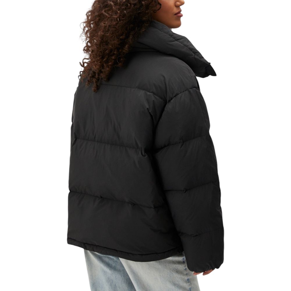 Calvin Klein Jeans Black Polyester Coat Calvin Klein Jeans