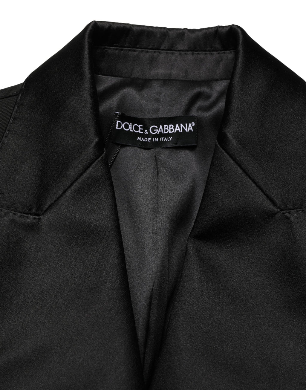 Dolce & Gabbana Black Wool Single Breasted Blazer Jacket - Eljoys Fashion 