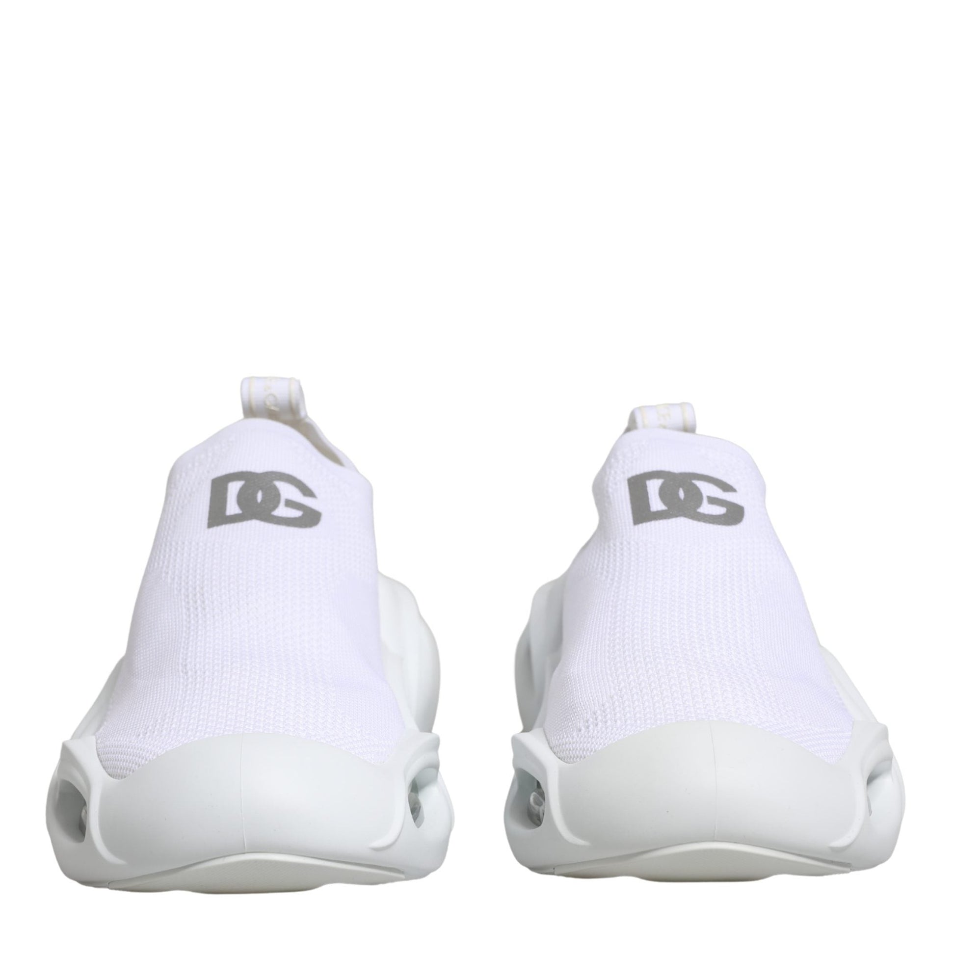 Dolce & Gabbana White Slip On Wave Low Top Sneakers Shoes Dolce & Gabbana