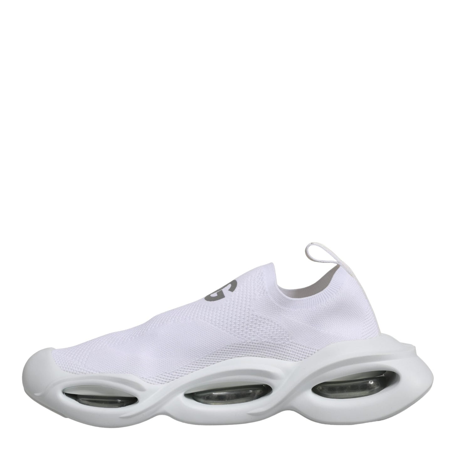 Dolce & Gabbana White Slip On Wave Low Top Sneakers Shoes Dolce & Gabbana