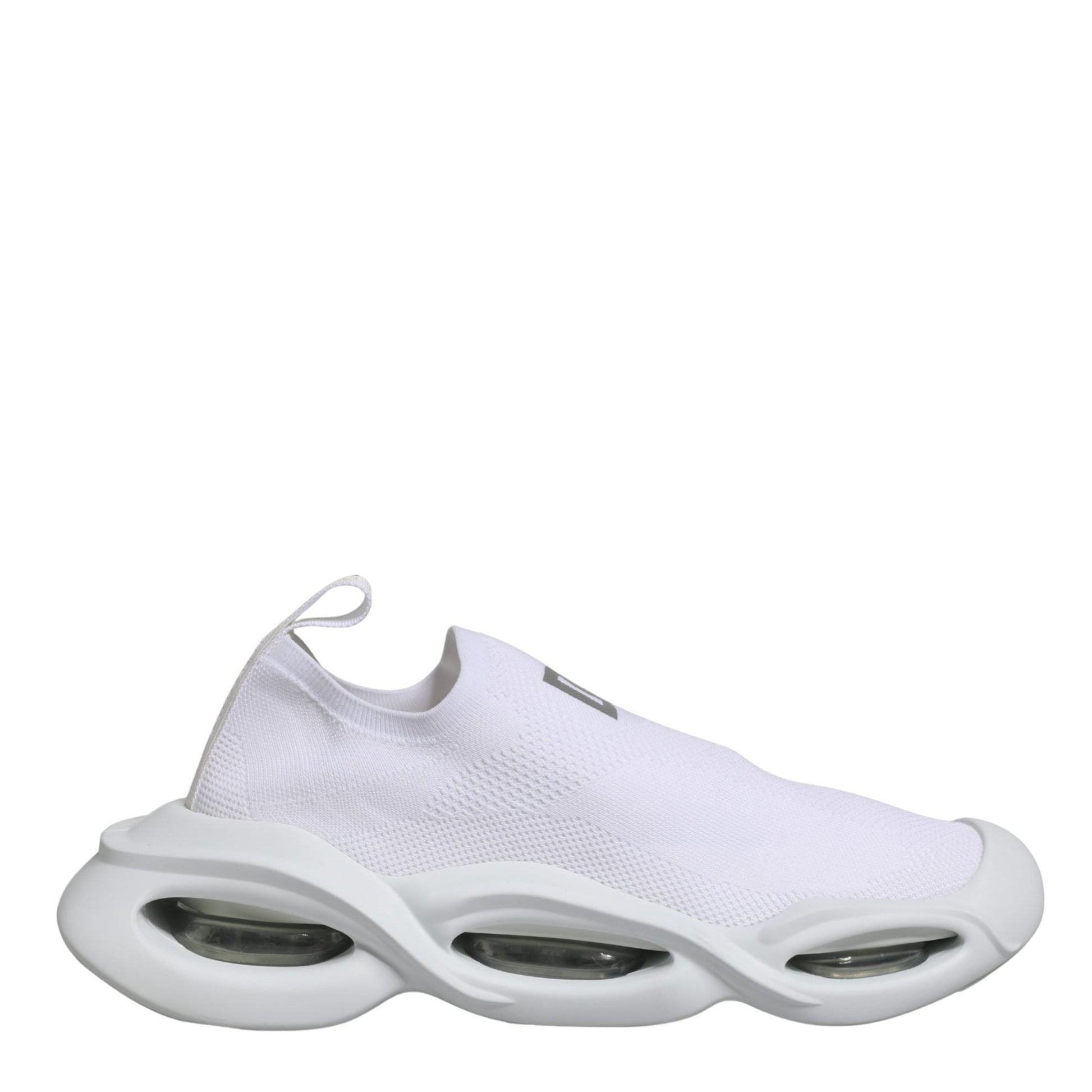 Dolce & Gabbana White Slip On Wave Low Top Sneakers Shoes Dolce & Gabbana