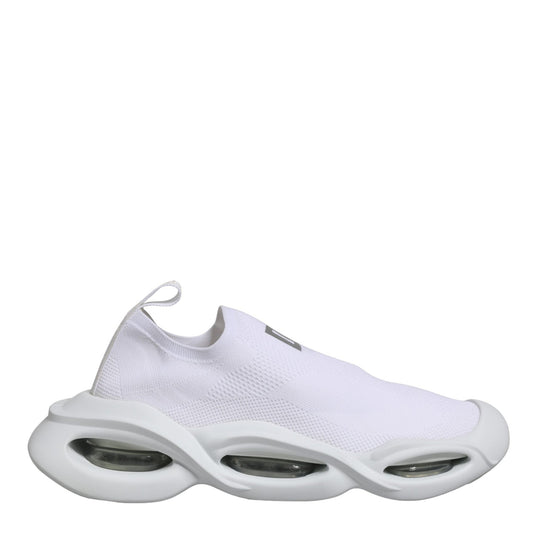 Dolce & Gabbana White Slip On Wave Low Top Sneakers Shoes Dolce & Gabbana