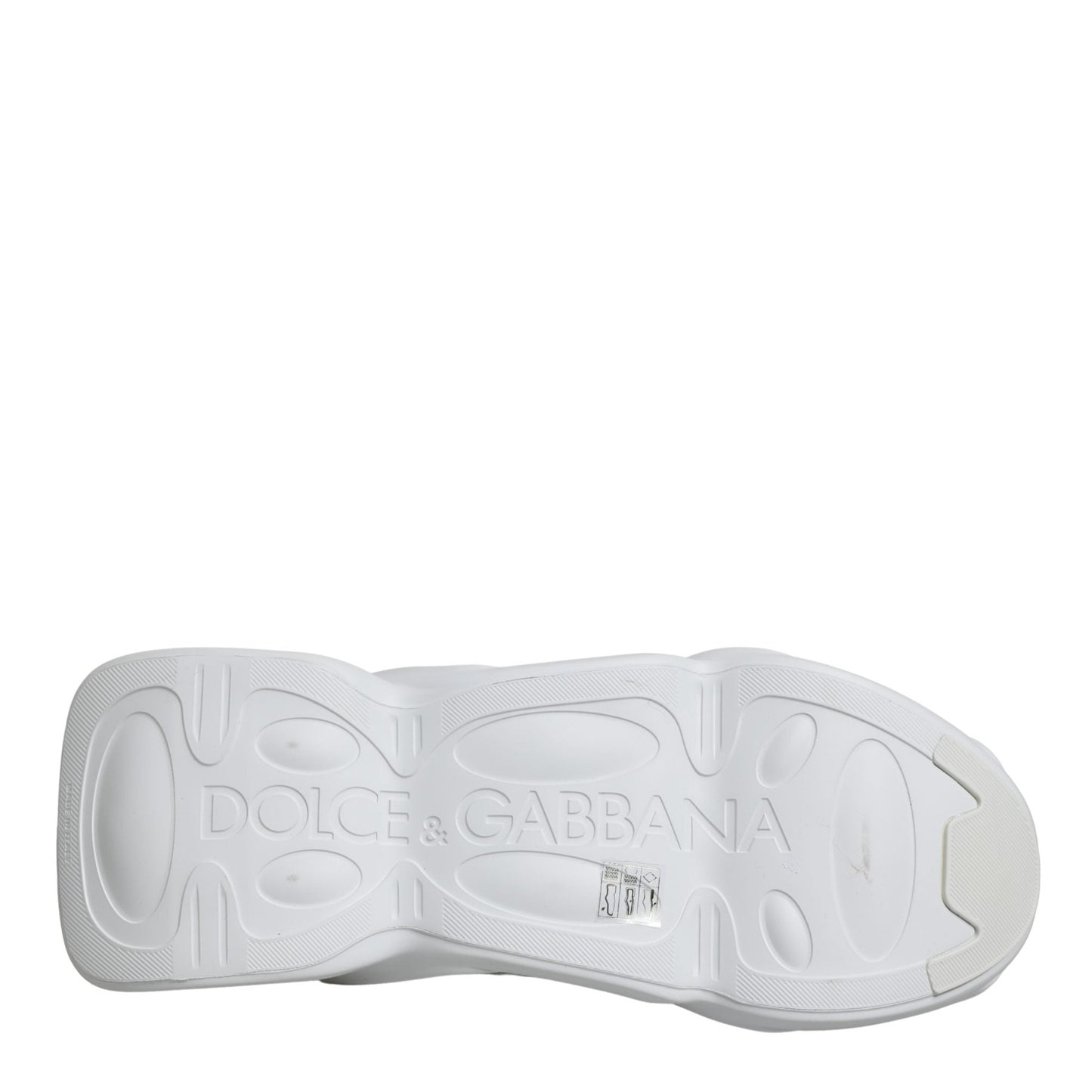 Dolce & Gabbana White Slip On Wave Low Top Sneakers Shoes Dolce & Gabbana