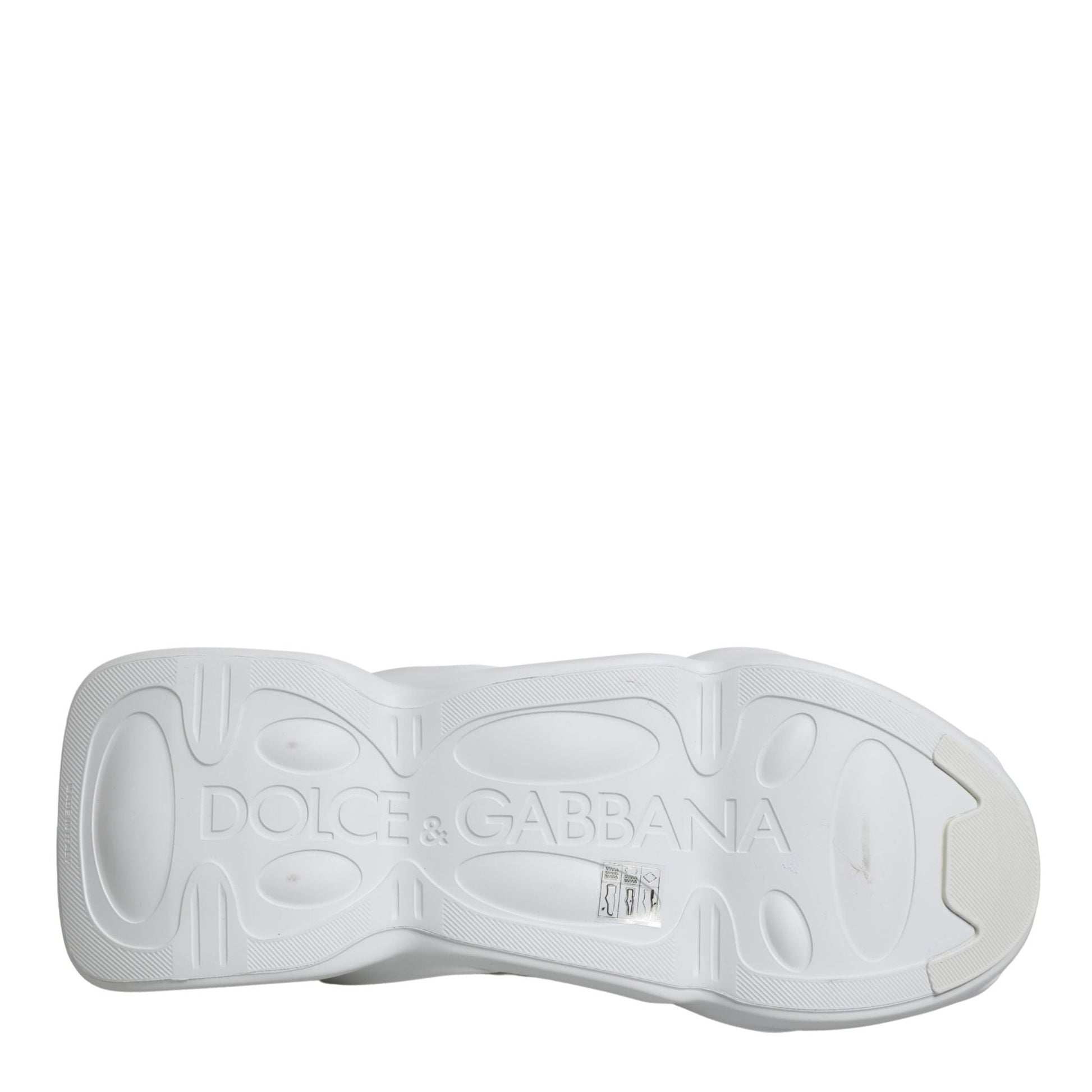 Dolce & Gabbana White Slip On Wave Low Top Sneakers Shoes Dolce & Gabbana