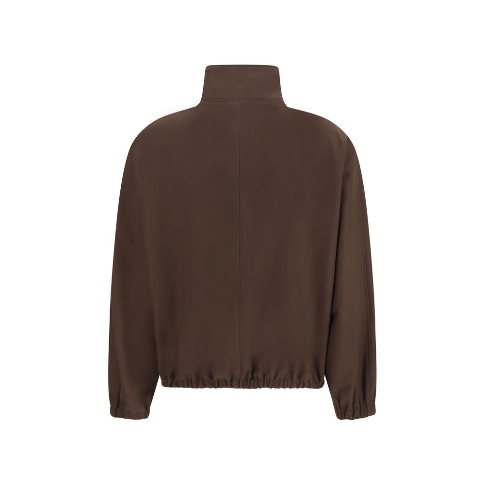 Courrèges Brown Polyester Bomber - Eljoys Fashion 