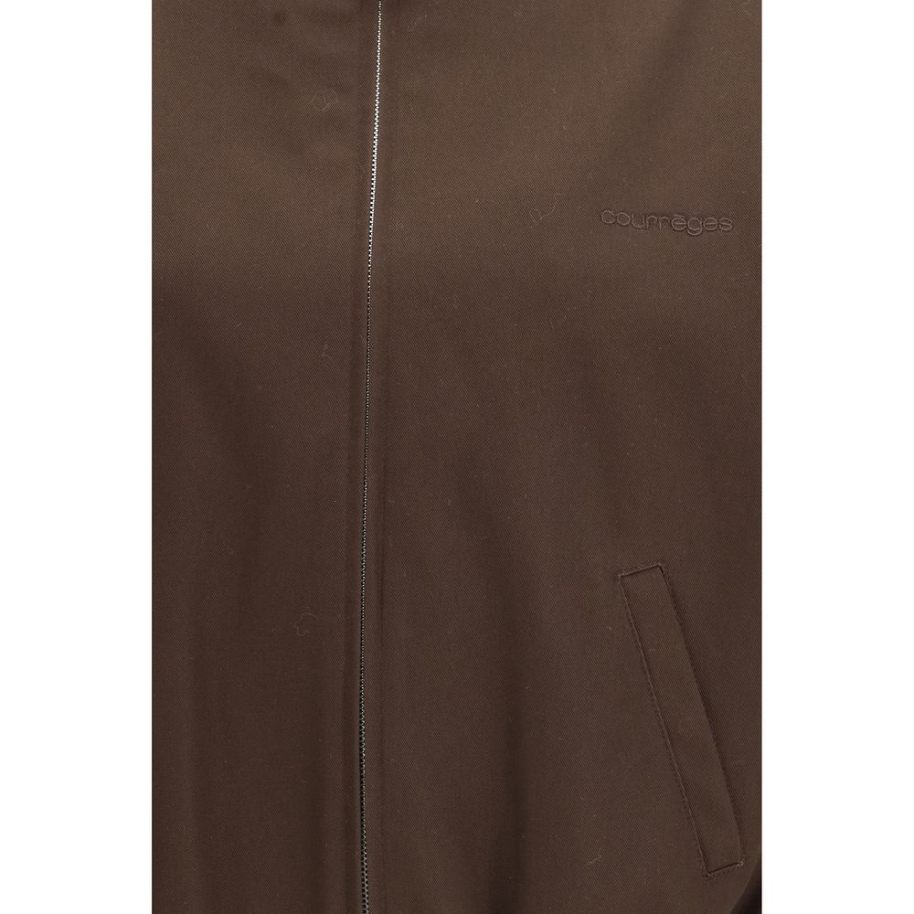 Courrèges Brown Polyester Bomber - Eljoys Fashion 