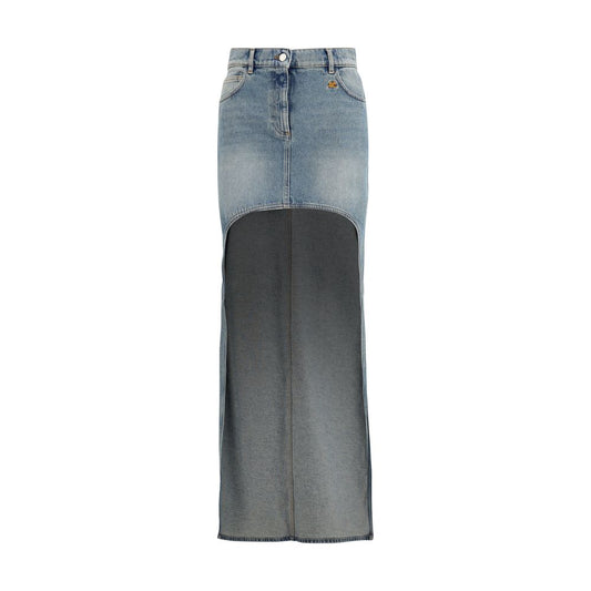 Courrèges Blue Denim Skirt Courrèges