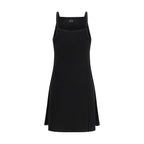 Courrèges Black Viscose Casual Dress