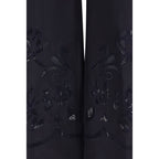 Forte_Forte Blue Cotton Casual Pants