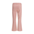 L'Agence Multicolor Cotton Flared Pants