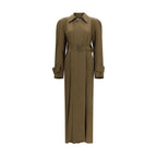 Petar Petrov Bicolor Silk Trench Coat