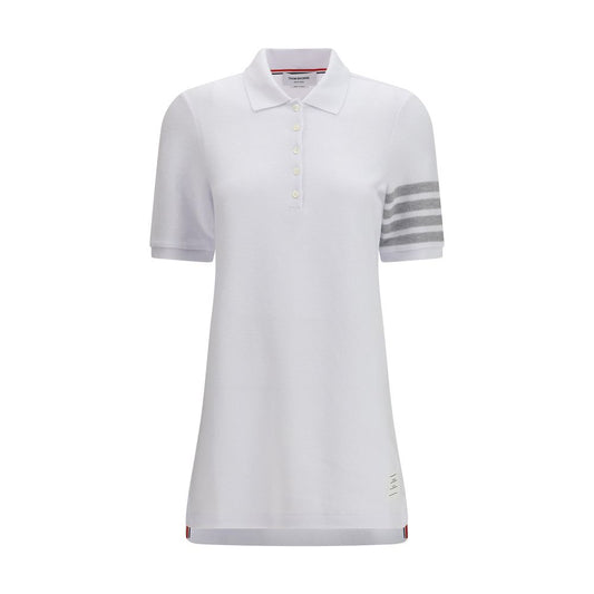 Thom Browne White Cotton Casual Dress Thom Browne