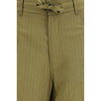 Darkpark bicolor modal casual pants showing relaxed fit and stylish color blocking fabric on a white background.