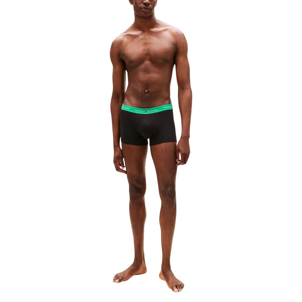 Tommy Hilfiger bicolor cotton boxers with elastic waistband and logo detail, breathable and comfortable men's underwear.