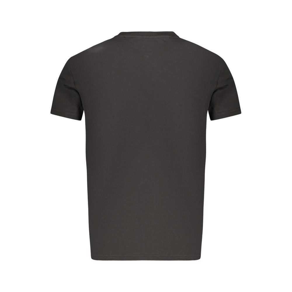 Tommy Hilfiger Black Cotton Men T-Shirt Tommy Hilfiger
