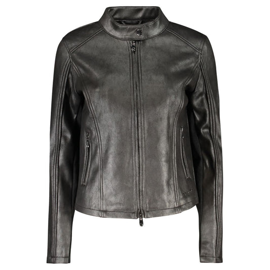 Desigual Black Polyester Women Jacket Desigual