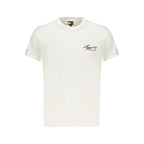 Tommy Hilfiger White Cotton Men T-Shirt Tommy Hilfiger
