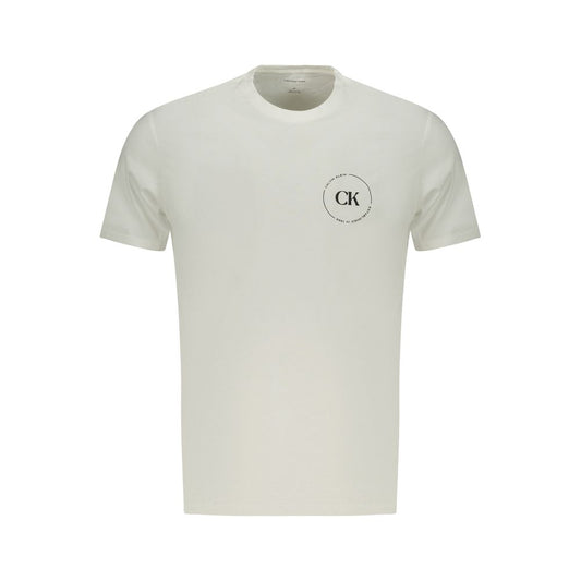 Calvin Klein Bianco Cotton Men T-Shirt Calvin Klein