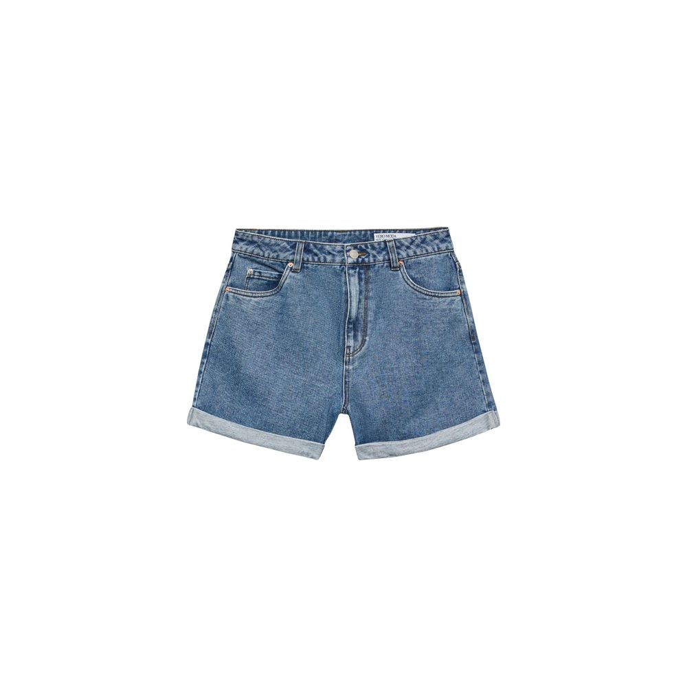 Vero Moda Light Blue Cotton Shorts Vero Moda