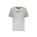 Gray cotton T-shirt by Balmain featuring a classic crew neck and minimalist design, perfect for casual wear.