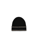 Balmain Black Merino Wool Beanie