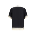 Dolce & Gabbana Multicolor Silk Shortsleeve Shirt