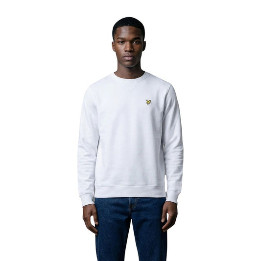 Lyle & Scott White Cotton Sweatshirt Lyle & Scott