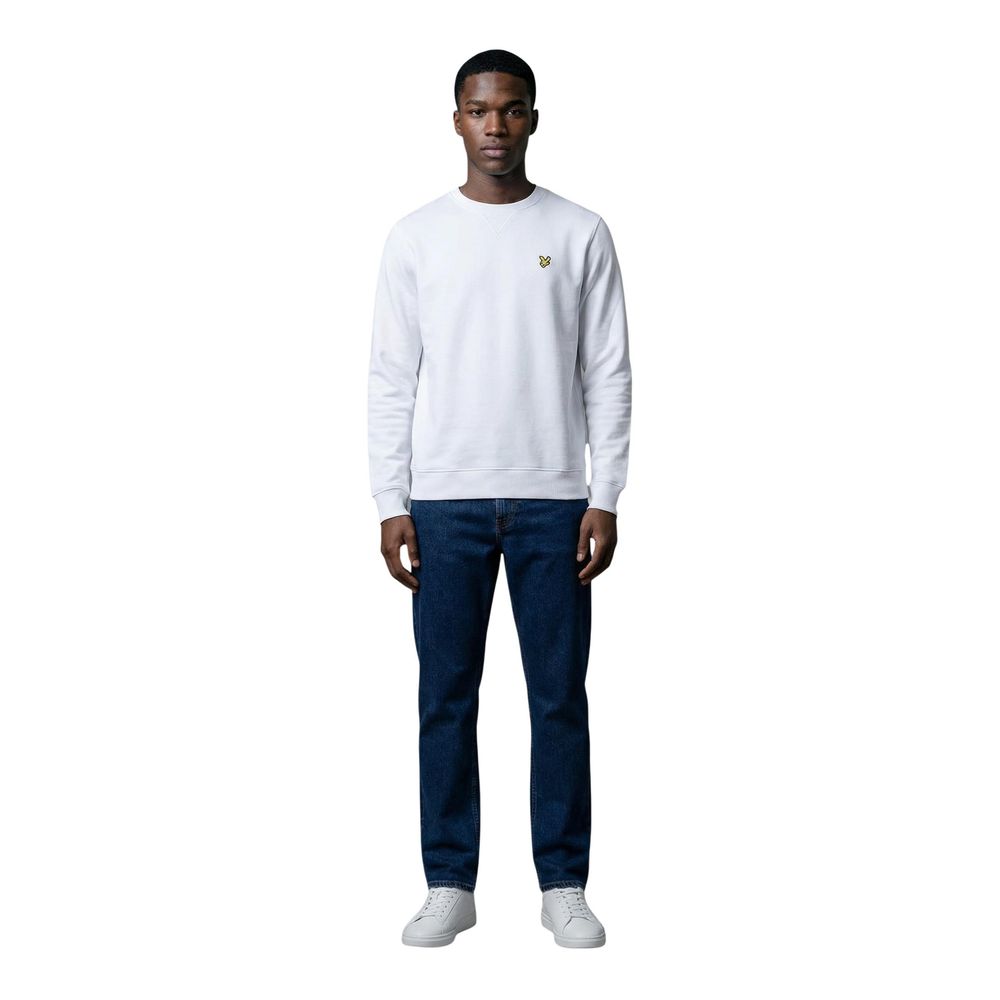 Lyle & Scott White Cotton Sweatshirt Lyle & Scott