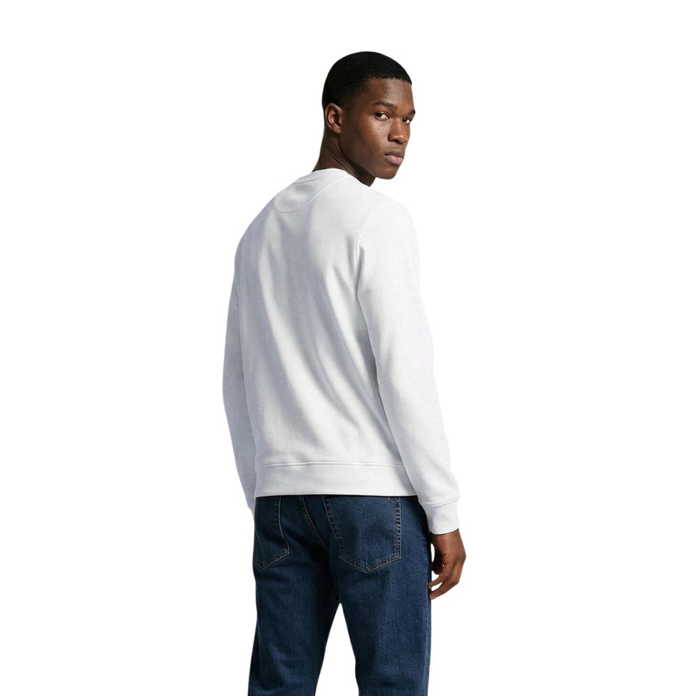 Lyle & Scott White Cotton Sweatshirt Lyle & Scott