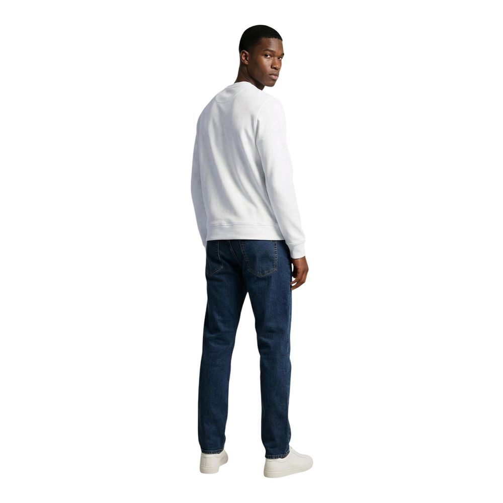 Lyle & Scott White Cotton Sweatshirt Lyle & Scott