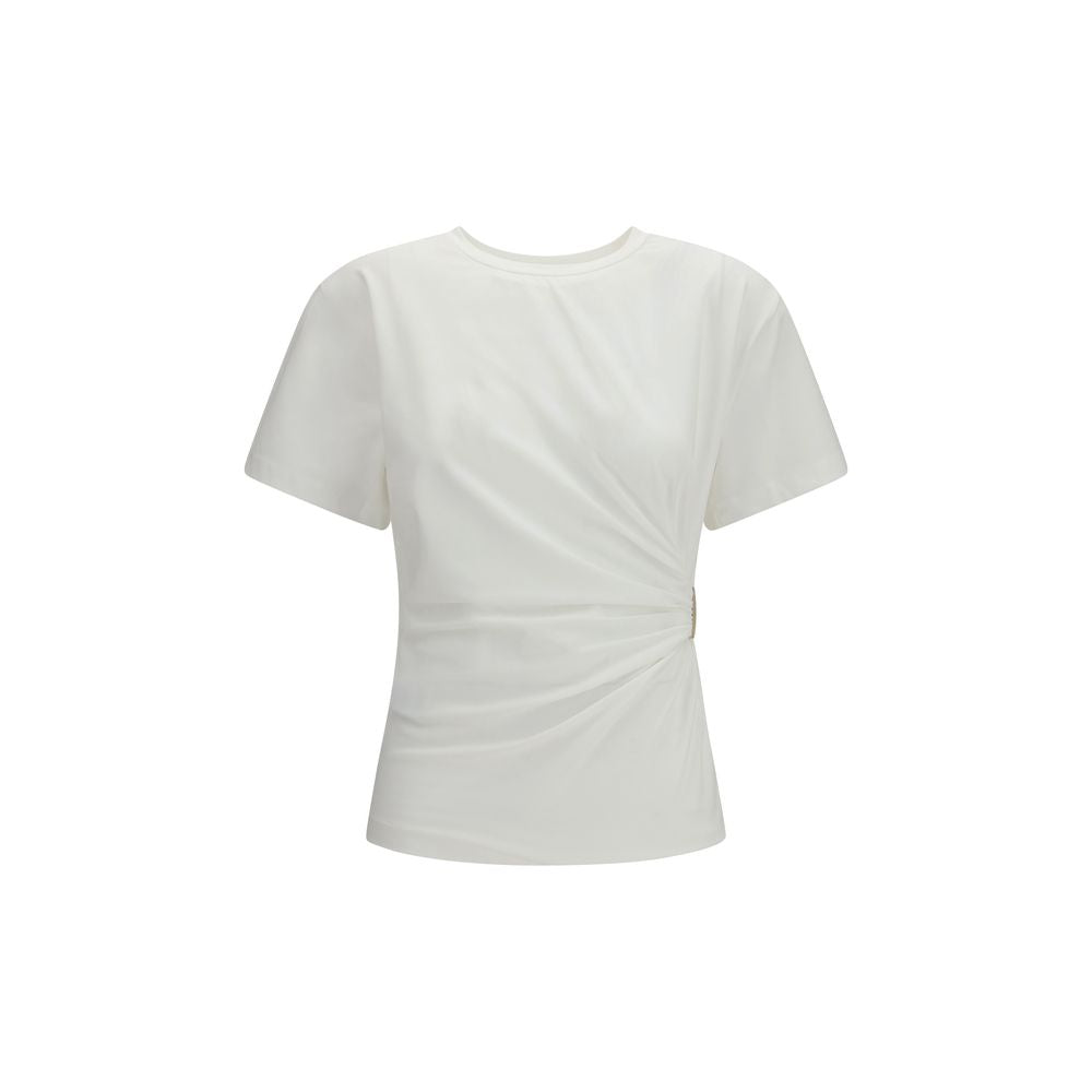 PINKO White Cotton T-Shirt PINKO