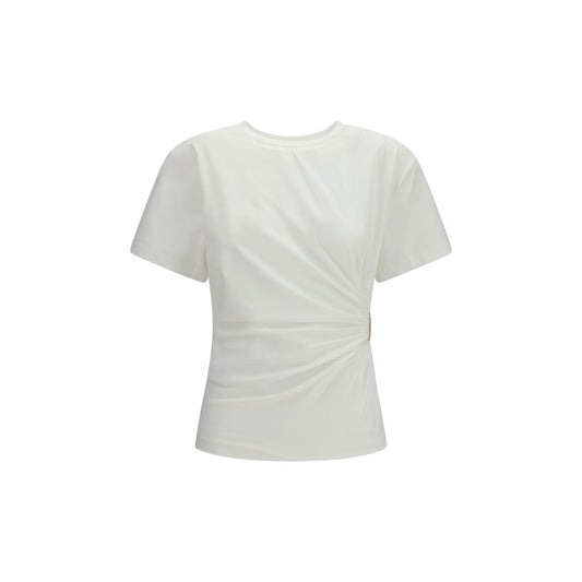 PINKO White Cotton T-Shirt PINKO