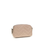 Gucci multicolor lamb leather Ovis Aries handbag with top handles and gold-tone hardware on a white background.