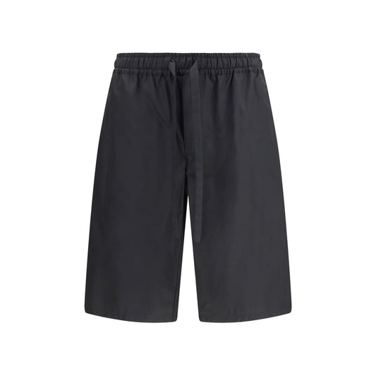 Dolce & Gabbana Black Cotton Bermuda Shorts Dolce & Gabbana