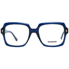 Sandro blue acetate glasses frames with clear lenses, stylish and lightweight eyewear for everyday wear