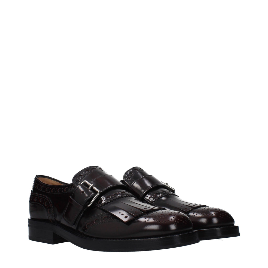 Church's Red Leather Slip-On Loafers Church's