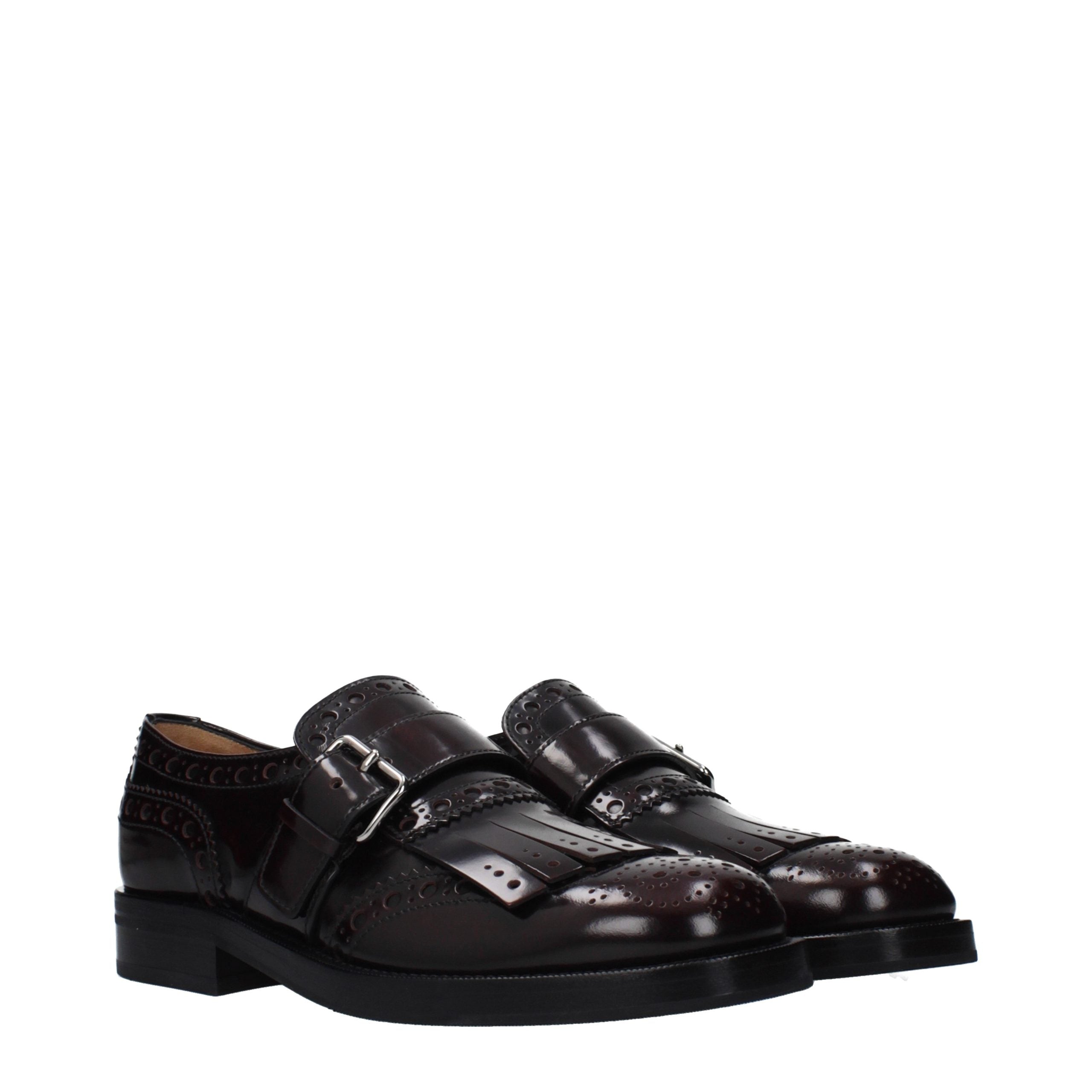 Church's Red Leather Slip-On Loafers Church's