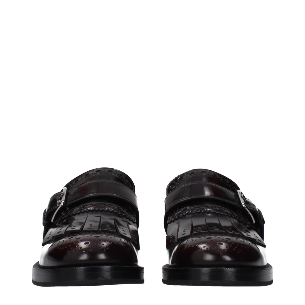 Church's Red Leather Slip-On Loafers Church's