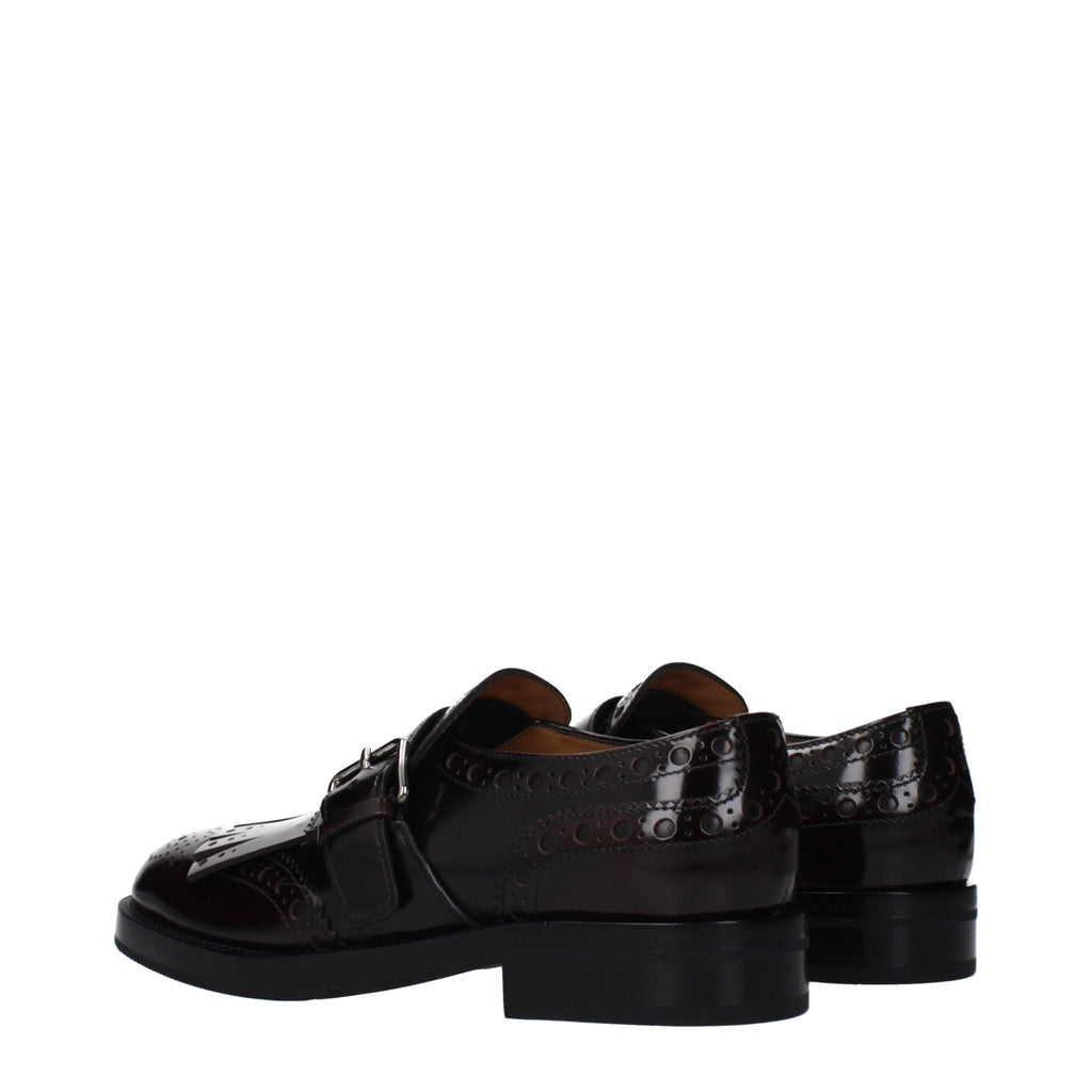Church's Red Leather Slip-On Loafers Church's