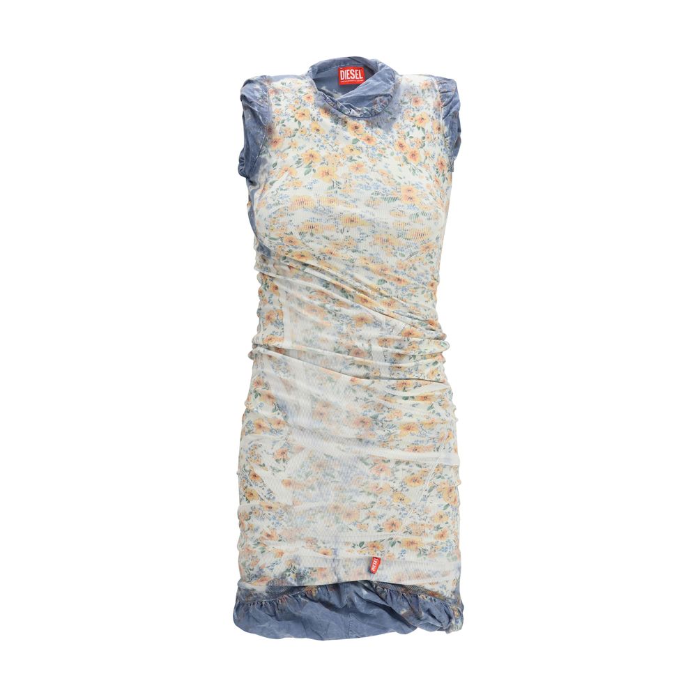 Diesel Multicolor Cotton Casual Dress Diesel