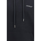 Off-White Black Cotton Sweatshirt