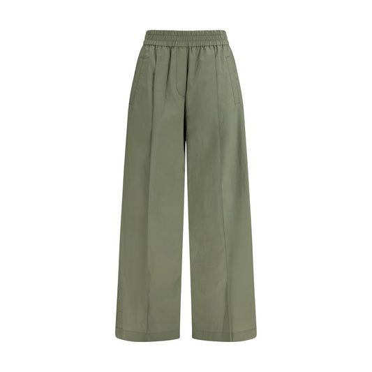 Brunello Cucinelli Bicolor Cotton Casual Pants Brunello Cucinelli