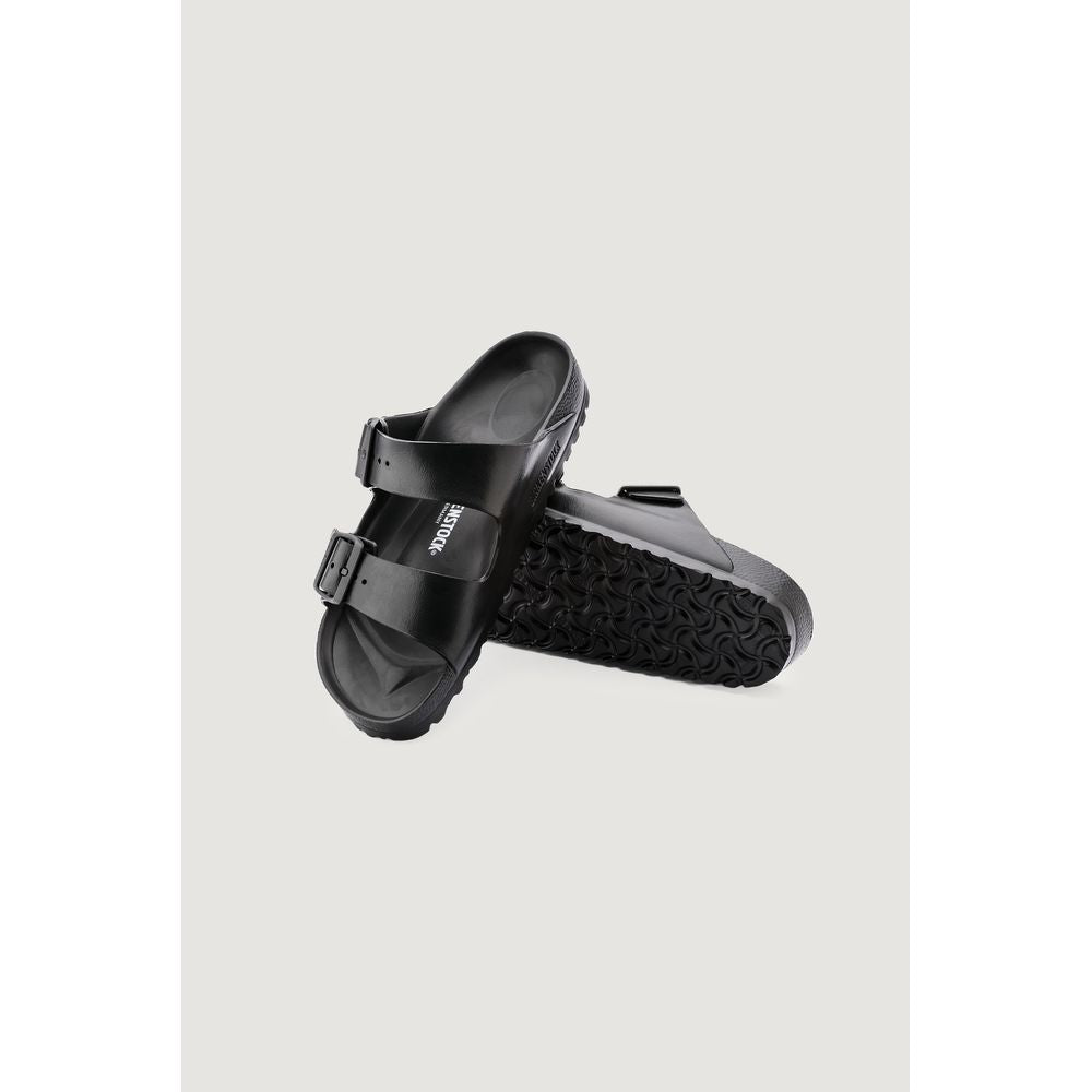 Birkenstock Black Polyester Flat Sandals Birkenstock