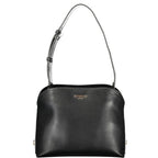 Black Twinset women's shoulder bag made of polyurethane with sleek design and shoulder strap, perfect for everyday style.