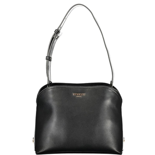 Twinset Black Polyurethane Women's Shoulder Bag Twinset