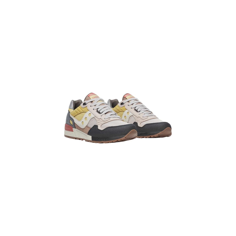 Saucony Beige Suede Leather Low Top Sneakers Saucony